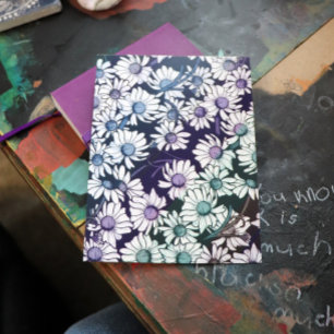 Rainbow Daisy-bloem-springtijd Briefkaart