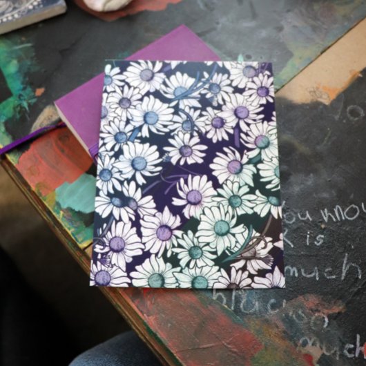 Rainbow Daisy-bloem-springtijd Briefkaart