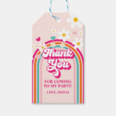 Rainbow Daisy Dank Je Cadeaulabel (Voorkant)