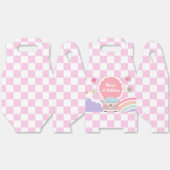 Rainbow Daisy Floral Car Birthday Bedankdoosjes (Ongevouwen)