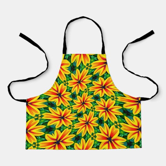 Rainbow Daisy Pattern Schort (Voorkant)