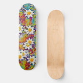 Rainbow Daisy Skateboard (Voorkant)
