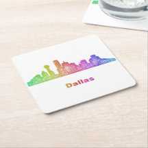 Rainbow Dallas skyline