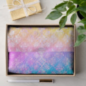 [Rainbow Damask] Elegant Colorful Soft Pastels Tissuepapier (Geschenk)