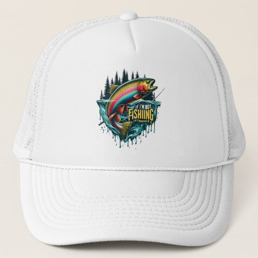 Rainbow Dance Een levendige vis springt uit het wa Trucker Pet (Voorkant)