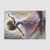 Rainbow Dance Joyful Spirit in Motion Decoupage Tissuepapier (Voorkant)