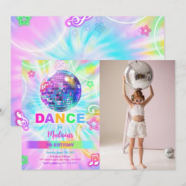 Rainbow Dance Verjaardag Foto Kaart