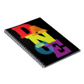 Rainbow Dance Vertical Notitieboek (Rechterzijde)