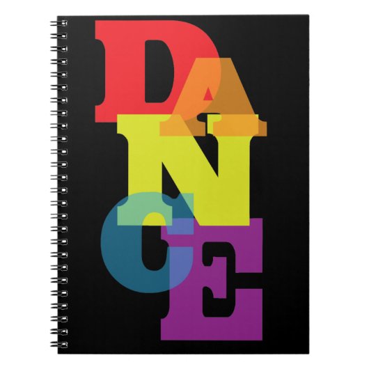 Rainbow Dance Vertical Notitieboek (Voorkant)