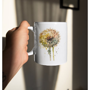 Rainbow Dandelion Koffiemok
