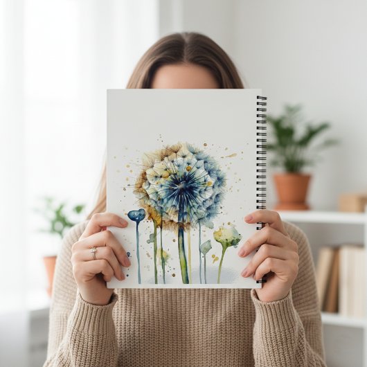 Rainbow Dandelion, op maat Notitieboek