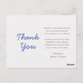 Rainbow dank je kaart, Nieuwe baby aankondiging Briefkaart (Achterkant)