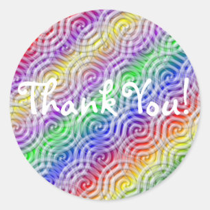 Rainbow Dank je wel, Sticker