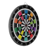 Rainbow Dartboard Dartbord (Voorkant Links)