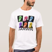 Rainbow Darwin mannen t-shirt (Voorkant)