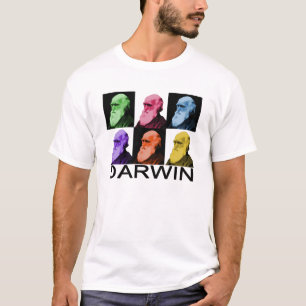 Rainbow Darwin mannen t-shirt