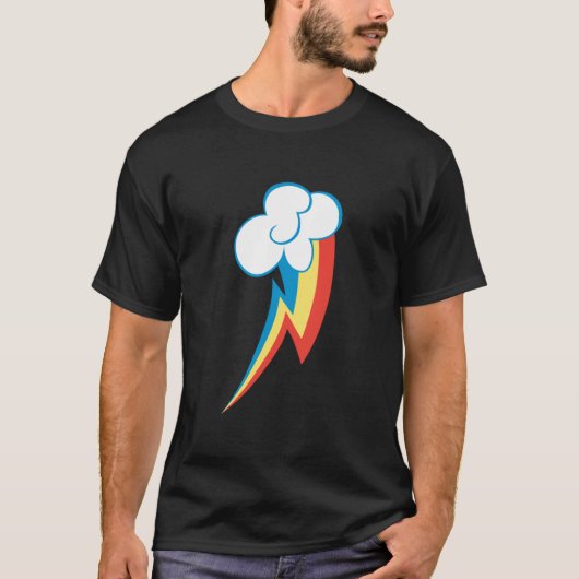 Rainbow Dash Cutie Mark T-shirt (Voorkant)