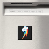 Rainbow Dash Cuties Mark  Magneet (Insitu (Vaatwasser))