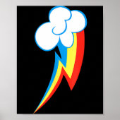 Rainbow Dash Cuties Mark  Poster (Voorkant)