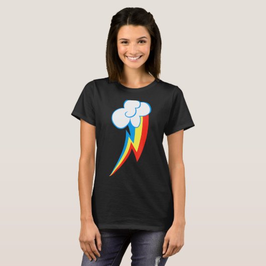 Rainbow Dash Cuties Mark  T-shirt (Voorkant volledig)