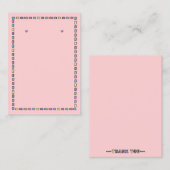 Rainbow Dash Lijst Sjabloon - Kaart voor oorscherm Contactkaartje (Voorkant / Achterkant)