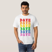 Rainbow Dave T-shirt (Voorkant volledig)