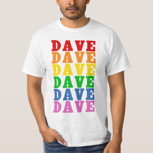 Rainbow Dave T-shirt (Voorkant)