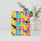 Rainbow Deco Home Living Abstract Briefkaart (Staand voorkant)