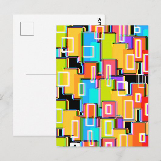 Rainbow Deco Home Living Abstract Briefkaart (Voorkant / Achterkant)