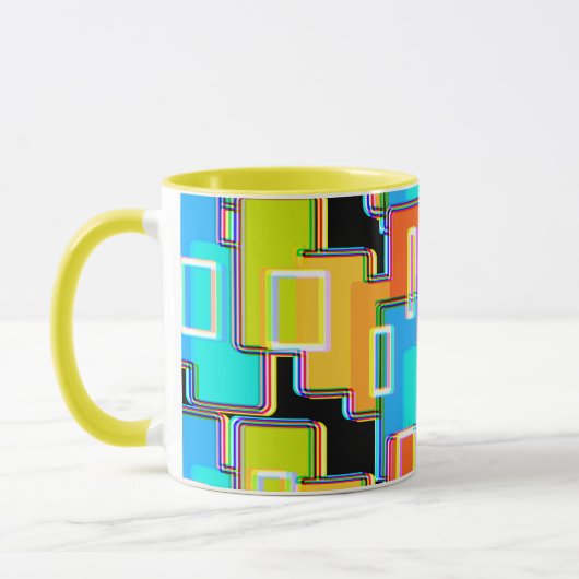 Rainbow Deco Home Living Abstract Mok (Links)
