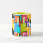 Rainbow Deco Home Living Abstract Mok (Midden)