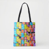 Rainbow Deco Home Living Abstract Tote Bag (Voorkant)