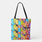 Rainbow Deco Home Living Abstract Tote Bag (Achterkant)