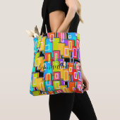 Rainbow Deco Home Living Abstract Tote Bag (Dichtbij)