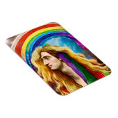 Rainbow Deity Man of All love Fantasy Art Magneet (Rechterzijde)