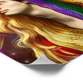 Rainbow Deity Man of All love Fantasy Art Poster (Hoek)