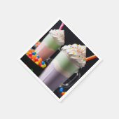 Rainbow Delight Milkshakes Servet (Hoek)