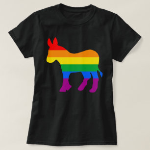 Rainbow Democrat T-shirt