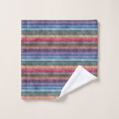 Rainbow Denim Pattern Bad Handdoek (Wasdoekje)