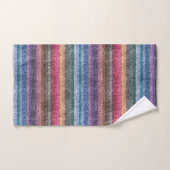 Rainbow Denim Pattern Bad Handdoek (Handdoek)