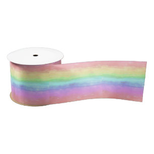 Rainbow Design Satin Ribbon Satijnen Lint
