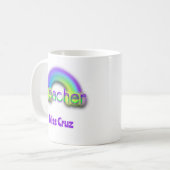 Rainbow Design Teacher Mok (Voorkant links)