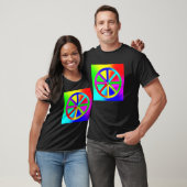 Rainbow Dharma Wheel - Boeddhistisch T-shirt (Unisex)
