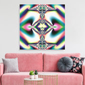 Rainbow Diamond Canvas Afdruk (Insitu (Woonkamer))