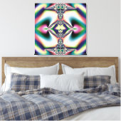 Rainbow Diamond Canvas Afdruk (Insitu (Slaapkamer))