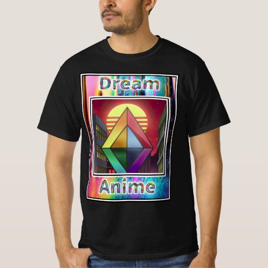 Rainbow Diamond Dream Anime T-shirt (Voorkant)