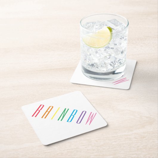 RAINBOW Diamond Paper Onderzetters (Insitu)