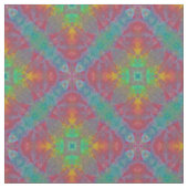 Rainbow Diamond Tie Dye Stof (Close Up)