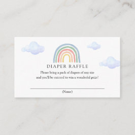 Rainbow Diaper Raffle Kaart