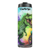 Rainbow Dinosaurs Monster Truck Action Thermosbeker (Voorkant)